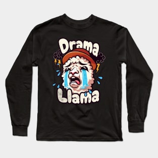 Drama Llama - Existential Dread Long Sleeve T-Shirt